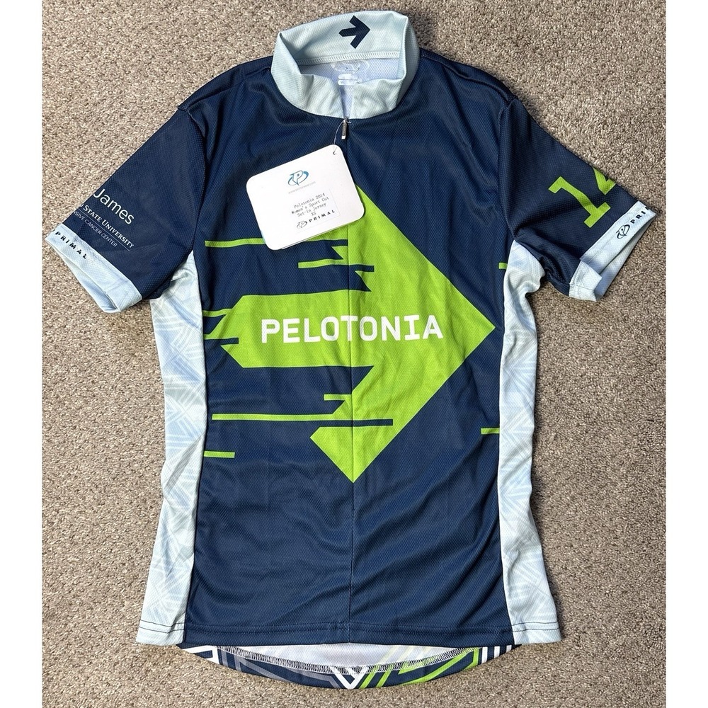 New Primal Womens XS Pelotonia Sports Cut Jersey Cycling 2014 Campaign